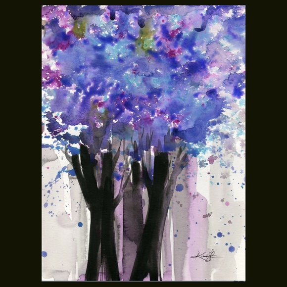 Original Tree painting by Kathy Morton Stanion - Song Of The Trees 29 - Picture 2 of 9